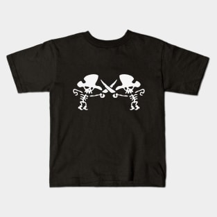 Pirates With Crossed Swords Kids T-Shirt